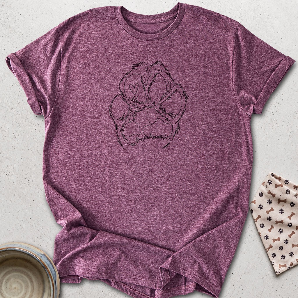 Heart Paw Sketch T-shirt