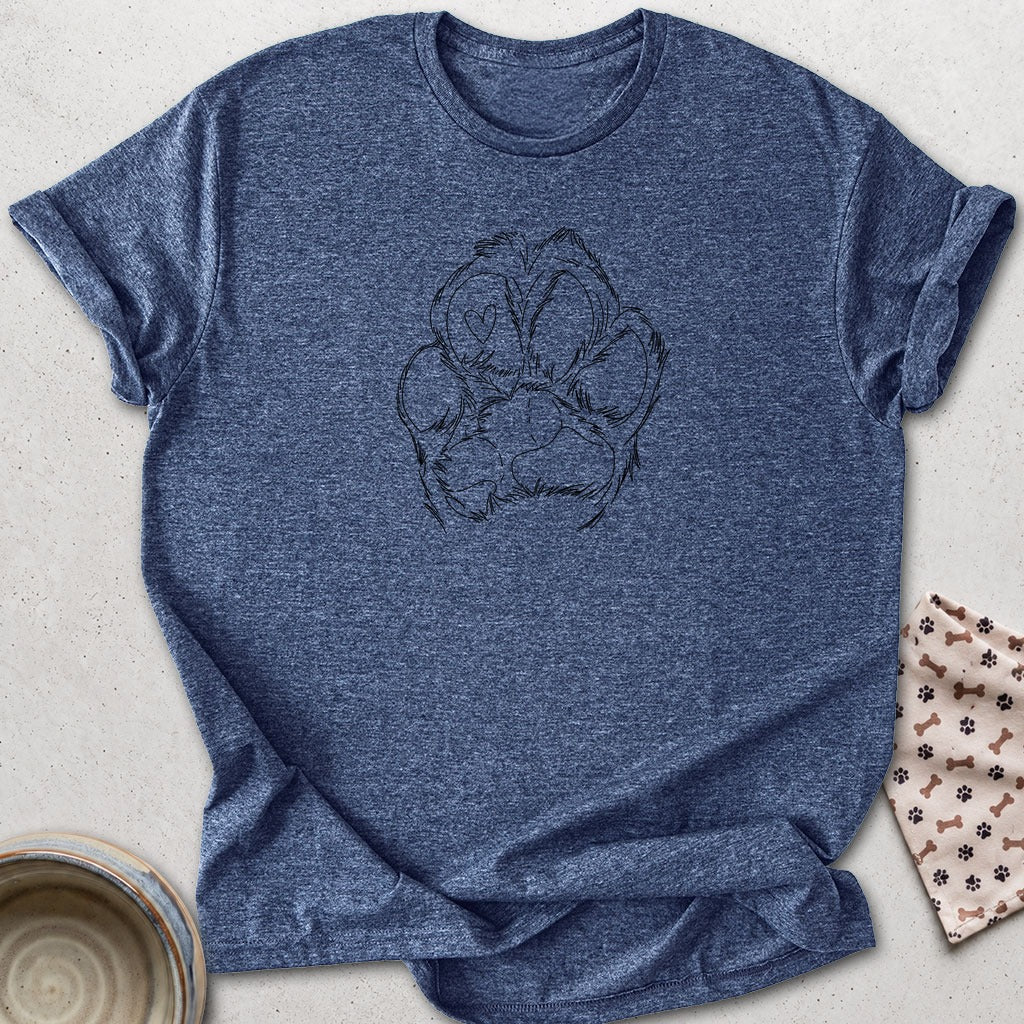Heart Paw Sketch T-shirt