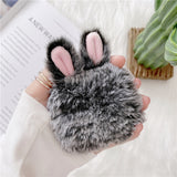 Soft Rabbit Ear Fur Case