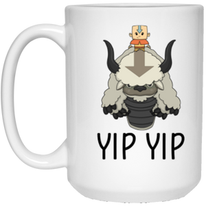 21504 15 oz. White Mug Yip Yip Ca26