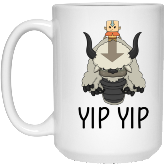 21504 15 oz. White Mug Yip Yip Ca26