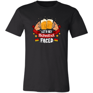 Let's Get Schnitzel Faced Oktoberfest German Funny Gift T-Shirt