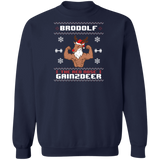 Brodolf The Red Nose Gainzdeer Gym Sweatshirt