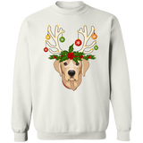 Labrador Retriever Christmas Lights Reindeer T-Shirt