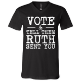 3005 Unisex Jersey SS V-Neck T-Shirt Vote Ruth