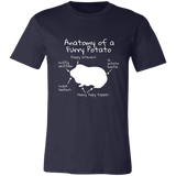 3001C Unisex Anatomy Of A Guinea Pig T-Shirt