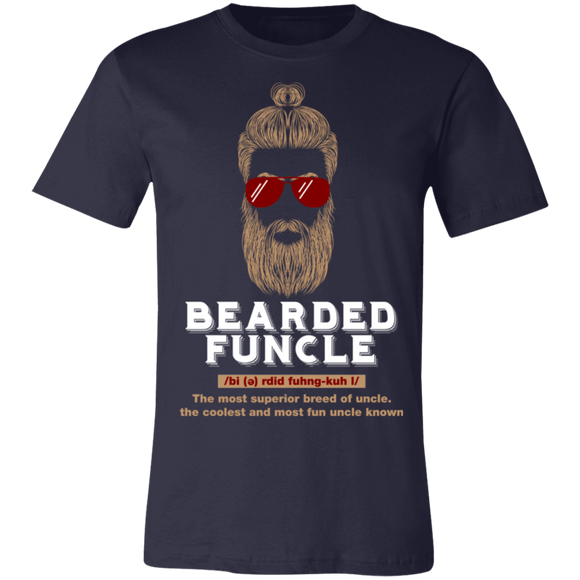 3001C Unisex Jersey Short-Sleeve T-Shirt bearded Funcle