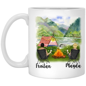 XP8434 11 oz. White Mug Magda Jasek