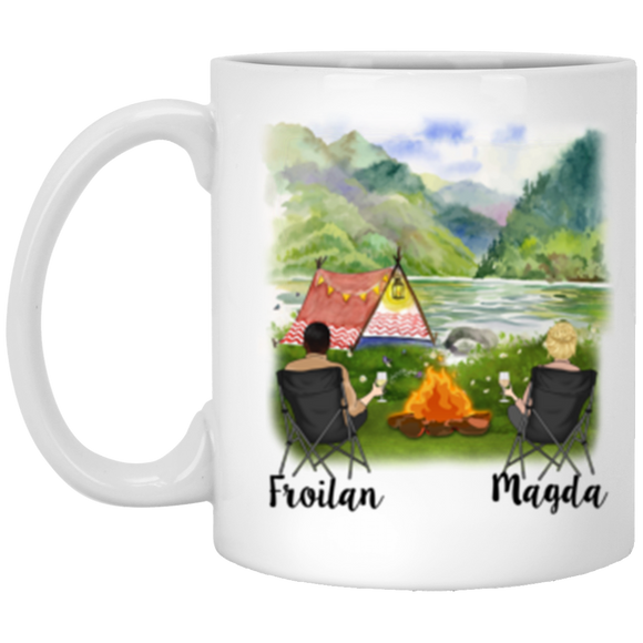 XP8434 11 oz. White Mug Magda Jasek