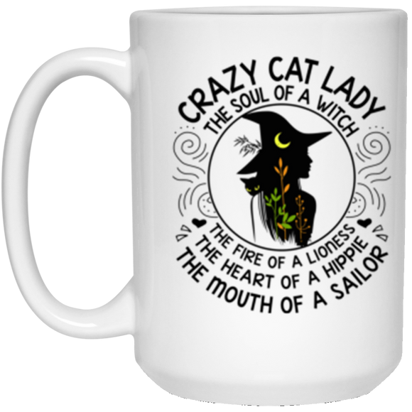 21504 15 oz. Crazy Cat Lady