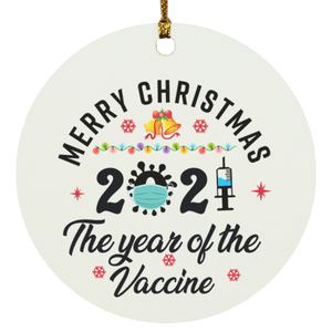 2021 The Year of The Vaccine Ornament