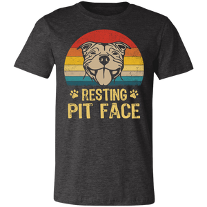 3001C Unisex Jersey Short-Sleeve T-Shirt Resting Pit Face