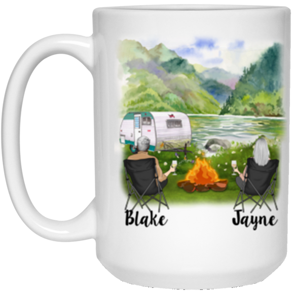 21504 15 oz. White Mug Jayne Lossing