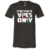 3005 Unisex Jersey SS V-Neck T-Shirt Juneteenth Vibes