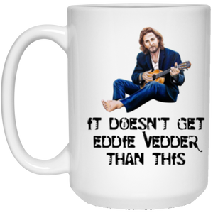 21504 15 oz. White Mug Eddie Vedde