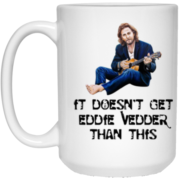 21504 15 oz. White Mug Eddie Vedde