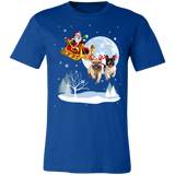 Christmas Reindeer French Bulldog Dog Shirts Funny Christmas Gift T-Shirt