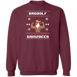 Brodolf The Red Nose Gainzdeer Gym Sweatshirt