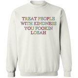 Treat People with Kindness (outline) Sweatshirt