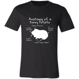 3001C Unisex Anatomy Of A Guinea Pig T-Shirt