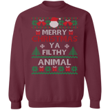 Merry Christmas Ya Filthy Animal Sweatshirt