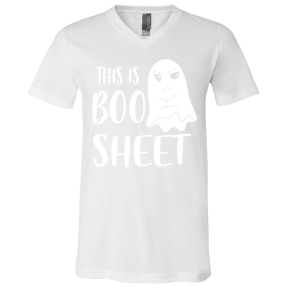 3005 Unisex Jersey SS V-Neck T-Shirt boo