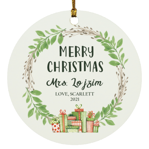 Mrs Lojzim - Love, Scarlett 2021 Ornament