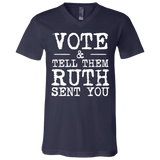 3005 Unisex Jersey SS V-Neck T-Shirt Vote Ruth