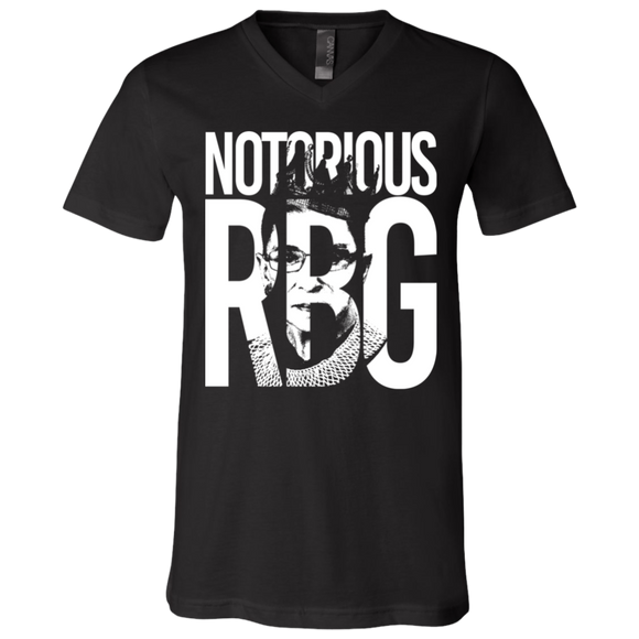 3005 Unisex Jersey SS V-Neck T-Shirt RBG 1