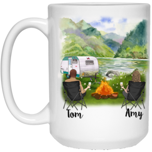 21504 15 oz. White Mug Amy Crone