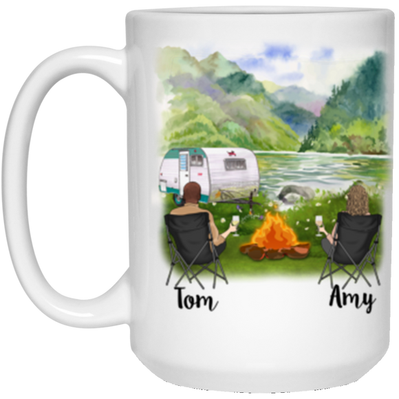 21504 15 oz. White Mug Amy Crone