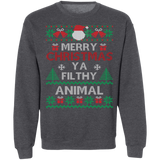 Merry Christmas Ya Filthy Animal Sweatshirt