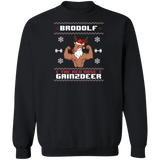 Brodolf The Red Nose Gainzdeer Gym Sweatshirt