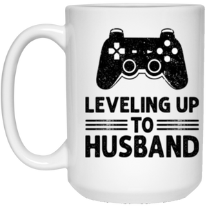 21504 15 oz. Leveling Up To Husband