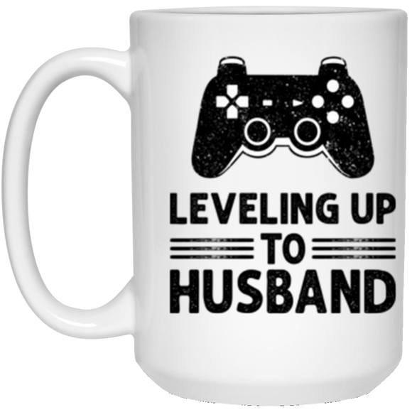 21504 15 oz. Leveling Up To Husband