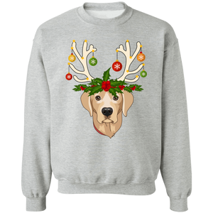 Labrador Retriever Christmas Lights Reindeer T-Shirt