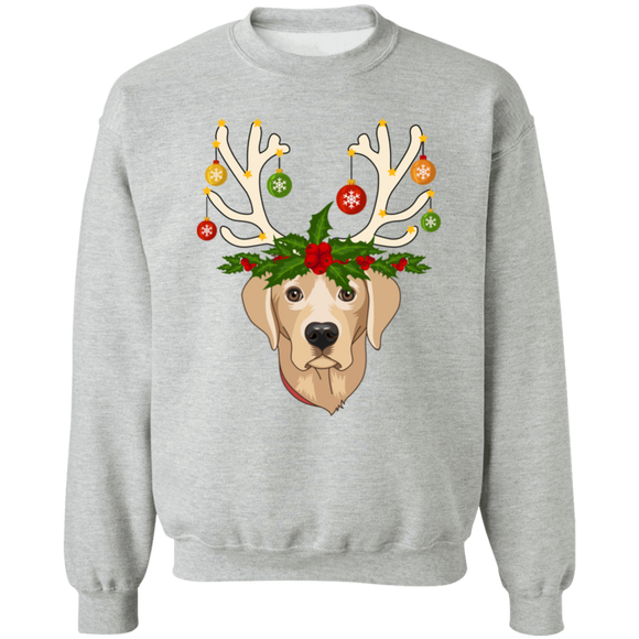 Labrador Retriever Christmas Lights Reindeer T-Shirt