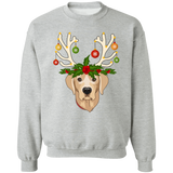 Labrador Retriever Christmas Lights Reindeer T-Shirt