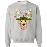 Labrador Retriever Christmas Lights Reindeer T-Shirt