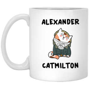 XP8434 11 oz. Alexander Catmilton White Mug