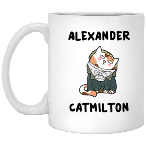 XP8434 11 oz. Alexander Catmilton White Mug