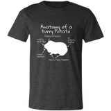 3001C Unisex Anatomy Of A Guinea Pig T-Shirt