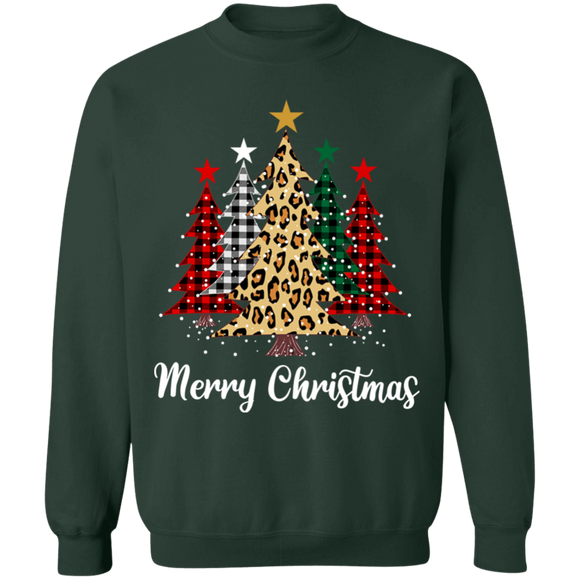 Merry Christmas Trees Sweatshirt