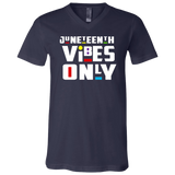 3005 Unisex Jersey SS V-Neck T-Shirt Juneteenth Vibes