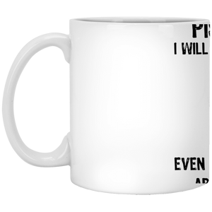 XP8434 11 oz. White Mug cat piss