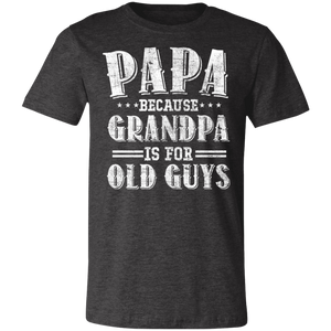 3001C Unisex Jersey Short-Sleeve T-Shirt Papa DRH XL