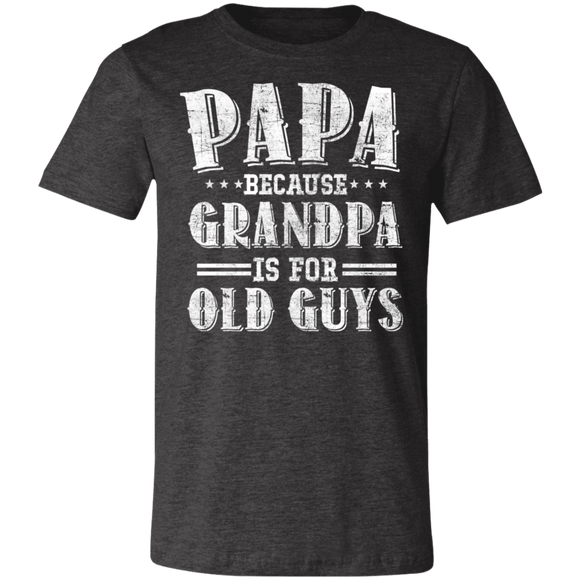 3001C Unisex Jersey Short-Sleeve T-Shirt Papa DRH XL