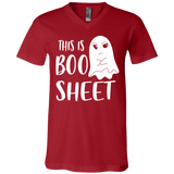 3005 Unisex Jersey SS V-Neck T-Shirt boo