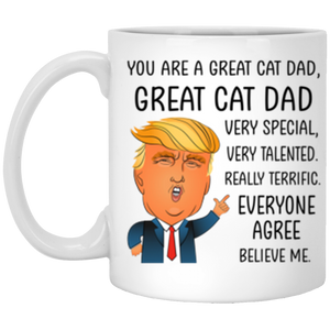 XP8434 11 oz. White Mug Great Cat Dad