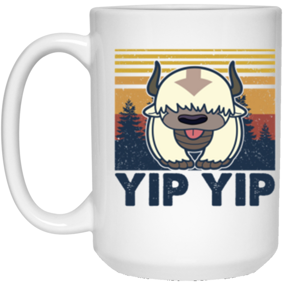 21504 15 oz. White Mug Yip Yip 15oz